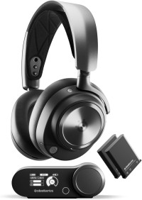 SteelSeries Arctis Nova Pro Wireless (inkl. Basisstation mit austauschbarem Doppelakku, Virtual Surround, ANC, Schnellladefunktion, 40mm Neodymium Magnetic Treiber) für 249€!!