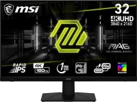 MSI MAG (32", 4K(3840x2160), 160Hz, Rapid IPS, 10bit, FreeSync Premium, 2x HDMI 2.1, 95% DCI-P3 / 100% sRGB, USB-C mit DisplayPort 1.4a, matt) für 399,99€!!