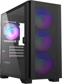 Montech Air 100 ARGB (Mini-Tower, 4 x 120 mm ARGB-Lüfter vorinstalliert, GPU bis 330mm, Mini-ITX/µATX) für 40,90€!!
