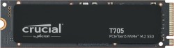 Crucial T705 SSD 1TB (M.2/M-Key (PCIe 5.0 x4), 13600MB/s Lesen, 10200MB/s. Schreiben, 2GB DRAM-Cache) für 110,42
