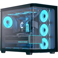 Aerocool P500C (Midi-Tower, vier vorinstallierte ARGB-Lüfter, Dual Chamber, Kabelmanagement) für 69,90€!!