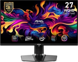 MSI MAG (QD-OLED, 26,5", WQHD, 240Hz, Adaptive Sync, 99% DCI-P3, HDMI 2.1, 10bit) für 448€!!