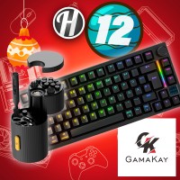 Gewinne eine von fünf Gamakay TK75HE V2 ISO DE Tastaturen + Reinigungskit