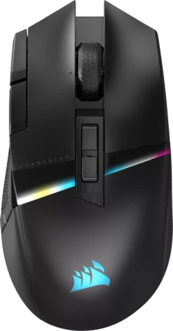 Corsair Darkstar Wireless (MMO/MOBA, 13 Tasten, Corsair Marksman (PixArt PAW 3393), 650 IPS, 96g, Omron Optical 70M) für 59,99€!!