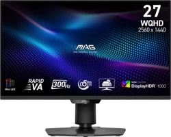 MSI MAG (300Hz, 27", WQHD, Rapid VA, Mini LED 1152 Local Dimming Zonen, 97% DCI-P3, 10bit, Adaptive Sync, HDMI 2.1) für 325,90€!!