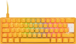 Ducky One 3 Yellow (60%, Cherry MX Silent Red 50M, linear, Hot-Swap, Double-Shot, PBT)