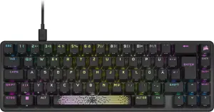 Corsair K65 PRO Mini RGB (65% Format, mechanisch-optisch, PBT, Double-Shot, Metall-Gehäuse, kabelgebunden)