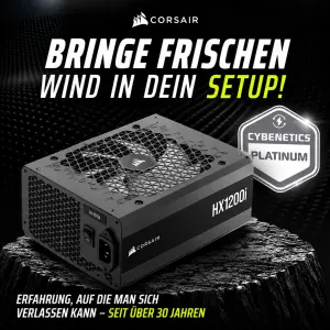 CORSAIR HX1200i - 1200W Cybenetics Platinum Netzteil zum Tiefstpreis!!