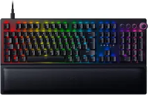 Razer BlackWidow V3 Pro (Nordic, Fullsize, Aluminiumgehäuse, lineare Razer Yellow 80M Switches, Handballenauflage)