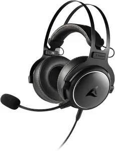 Sharkoon Skiller SGH50 (50mm Treiber, 2.6m Kabel, zertifiziert für PS4, PS5, Xbox Series X, 342g, Mikrofon abnehmbar, zwei Paar Ohrpolster) für 29,99€!!