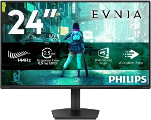 Philips Evnia 3000 (23,8", 144Hz, Full HD, IPS, G-Sync, 100% sRGB) für 67,90€