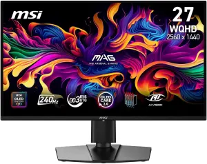 MSI MAG QD-OLED (240Hz, WQHD, 26,5", FreeSync Premium, G-Sync, 99% DCI-P3, Graphenfolie)