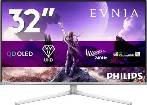 Philips Evnia 8000 Series (240Hz, 4K, 31,5", Penta Tandem, QD-OLED,G-Sync, 99,5% DCI-P3)