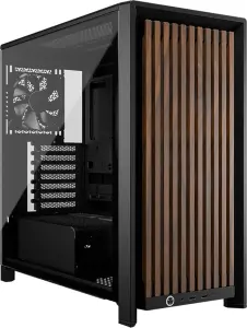 Corsair Frame 4000D RS Wood (Midi-Tower, 4x 120 mm Lüfter vorinstalliert, Back Connect kompatibel)