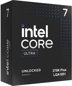 Intel Core Ultra 7 270K Plus (8P+16E/24T, 3.70-5.50GHz, boxed ohne Kühler)