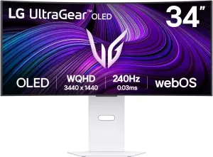 LG UltraGear OLED GX9 (34", MLA+, 240, Curved, UWQHD (3440x1440), FreeSync Premium, HDMI 2.1, 99% DCI-P3)