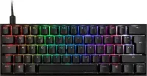 Ducky One 2 Pro Mini (60%, Cherry MX RGB Black 50M Switches, Double-Shot, PBT, Gehäuse schallgedämmt)