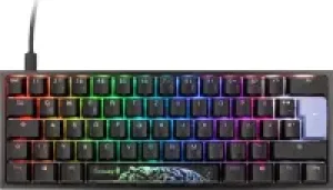 Ducky One 2 Pro Mini (60%, Linear Gateron Yellow 50M Switches, Double-Shot, PBT, Gehäuse schallgedämmt)