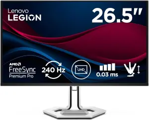 Lenovo Legion Pro (240Hz, 4K UHD, QD-OLED, 26,5", FreeSync Premium Pro, 99% DCI-P3)
