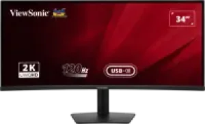 ViewSonic (34", Curved, UWQHD, 120Hz, IPS, Adaptive Sync, 100% sRGB)