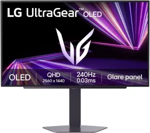 LG UltraGear OLED (MLA+, glossy, 240Hz, 27", G-Sync, FreeSync Premium, 98.5 % DCI-P3)