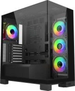 FSP M540 (Midi-Tower, Back-Connect kompatibel, 4 x 120 mm ARGB-Lüfter, PCI-Steckplätze vertikal montierbar)