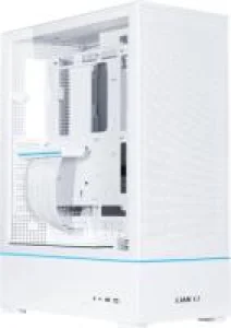 Lian Li SUP01(Midi-Tower, 3x 120 mm Lüfter vorverbaut, Vorgefertigtes PCIe 4.0 Riser-Kabel mit aRGB-Streifen)