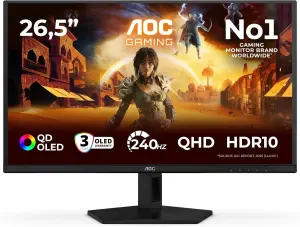 AOC QD-OLED (240Hz, WQHD, G-Sync, 99% DCI-P3, entspiegelt)