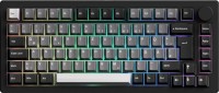 Akko Monsgeek M1 V5 Custom Mechanical Keyboard, Black & Silver, Rosewood linear Switches