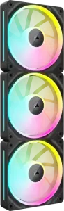 Corsair iCUE LINK LX120 RGB Starter Kit, schwarz, LED-Steuerung, 120mm, 3er-Pack