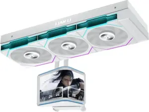 Lian Li HydroShift II OLED Curved 360TL, weiß